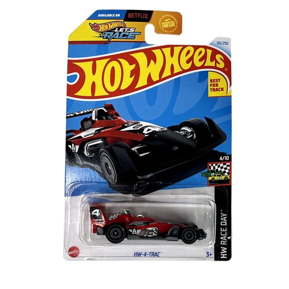 Hot Wheels HW 4-Trac Race Day Red Formula Car 2024 Mainline Diecast 1:64 - Picture 1 of 6